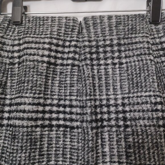 UNIQLO WOOL BLEND FLARE SKIRT CHECKERED PLAID - Picture 5 of 11